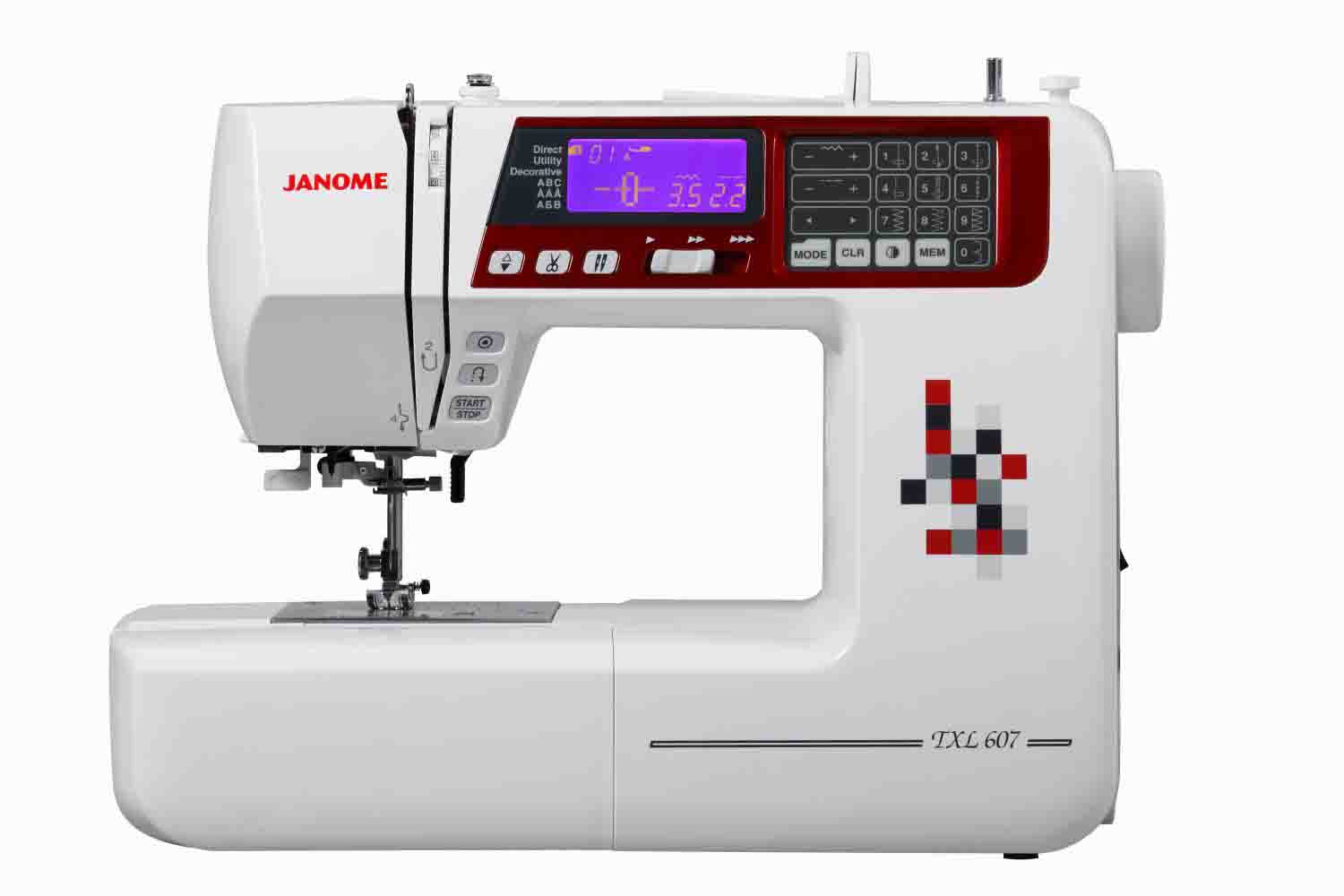 چرخ خیاطی کامپیوتری  ژانومه مدل XL607