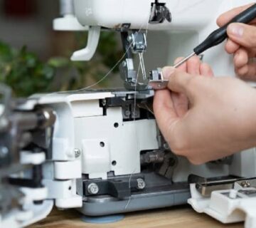 تعویض قطعات فرسوده چرخ خیاطی ژانومه