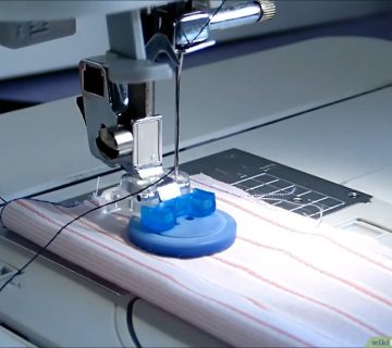 آموزش دوخت دکمه با چرخ خیاطی ژانومه